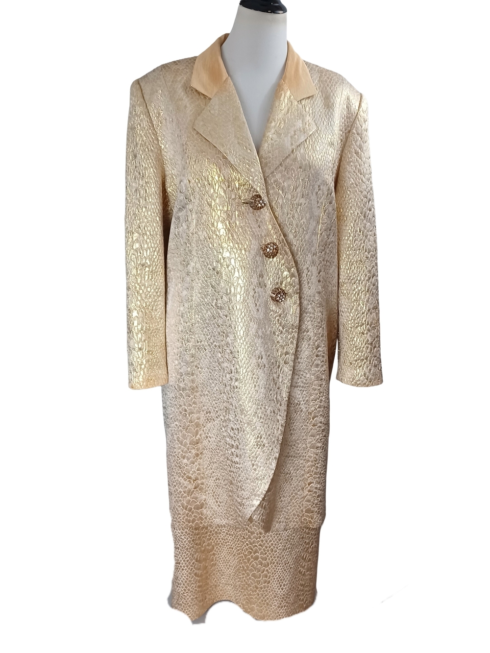 VINTAGE 80'S MOSHITA COUTURE- SPECIAL OCCASION 2 PIECE SUIT SIZE 22